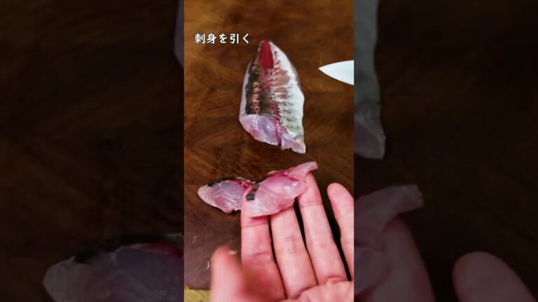 【アジの青唐タタキ】ピリ辛！お酒のおつまみに最高！#shorts