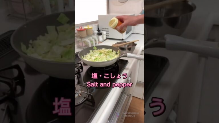 男飯 キャベツ 油揚げ 和風 炒め物 簡単 美味しい