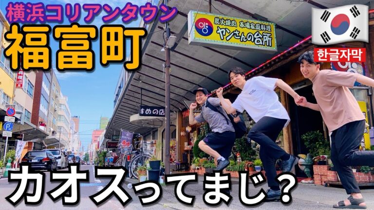 【韓国料理】めちゃ店ある！横浜のコリアンタウン福富町って噂どおりカオスな街なのか？？【モッパン】マポカルビ 神奈川