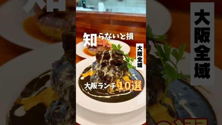 【2025年知らないと損 大阪ランチ10選】#大阪グルメ #大阪ランチ #梅田グルメ #梅田ランチ #osakafood