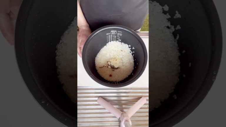 止まらない美味さ😋【卵炊き込みご飯】#Shorts #ひめりんご