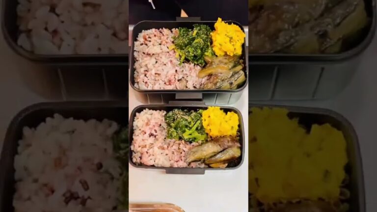 ドドンと鮭弁当🐟【3/2のお弁当】#副菜 #お弁当記録 #お弁当動画