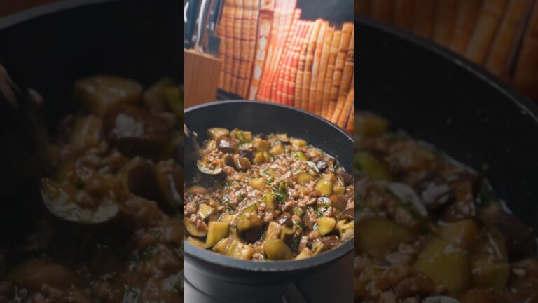 これは米が消える。茄子の肉味噌炒め #簡単レシピ #ナス #料理