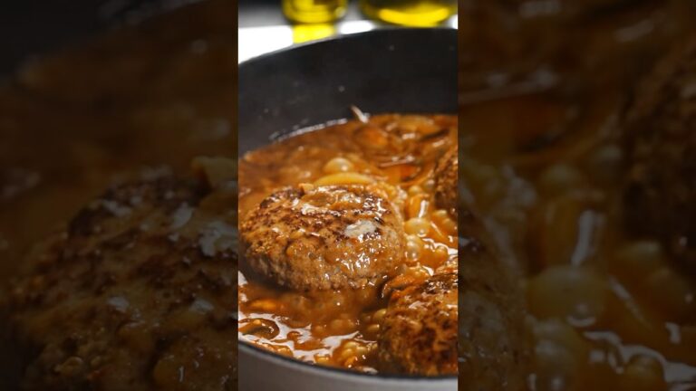 これでお店が開けるレベルの『煮込みハンバーグ』のレシピがこちら #shorts