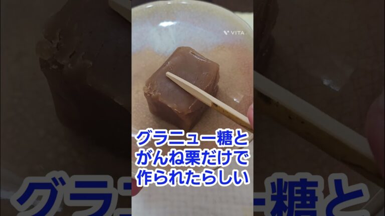 がんね栗衛門栗きんとん#栗きんとん #がんね栗衛門 #がんね栗