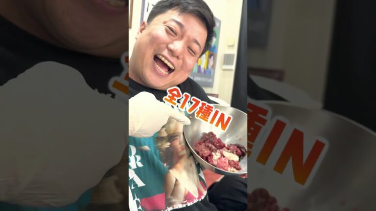 17種類の肉を使用してハンバーグ作ってみた【味の感想は本編で】