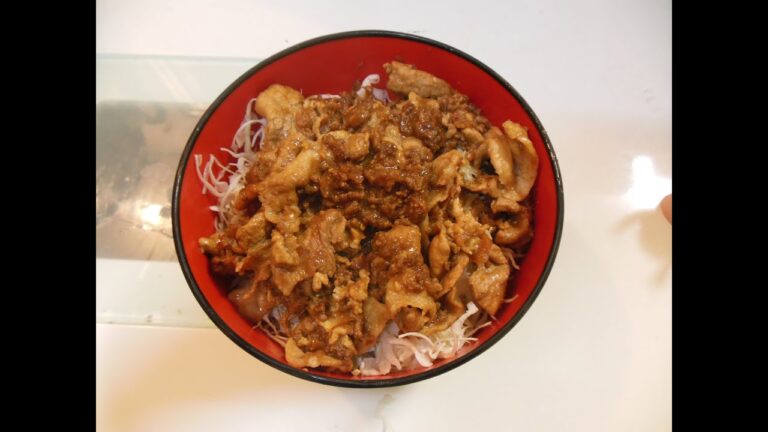 【味付けは肉味噌のみ】味噌豚丼【Miso pork bowl】