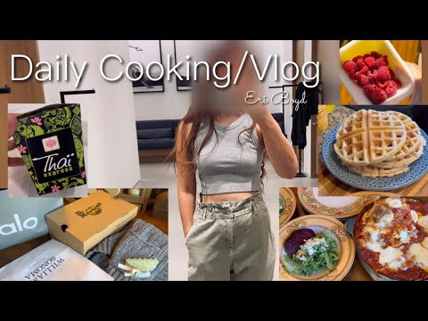 【カナダ暮らしと家庭料理🇨🇦】ショッピングモールVlogと購入品/イタリアンソーセージのラザニア🇮🇹/ルッコラとビーツのサラダ/ラズベリーのワッフル🧇