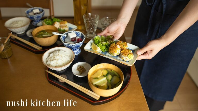 # 110 夏野菜でむくみ予防, 暑さと梅雨に負けないおうちご飯【暮らしと食のvlog】保存食とおやつ: Rainy Day Meals