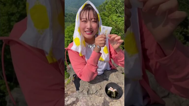 【火を使わず作れる！】”流水麺”でつるっと「冷やしそうめん」／お手軽山ごはん #Shorts