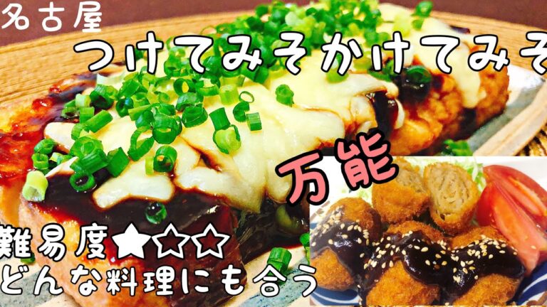 誰でも簡単に秒でつくれる！ダイエットレシピ！【つけてみそかけてみそ】
