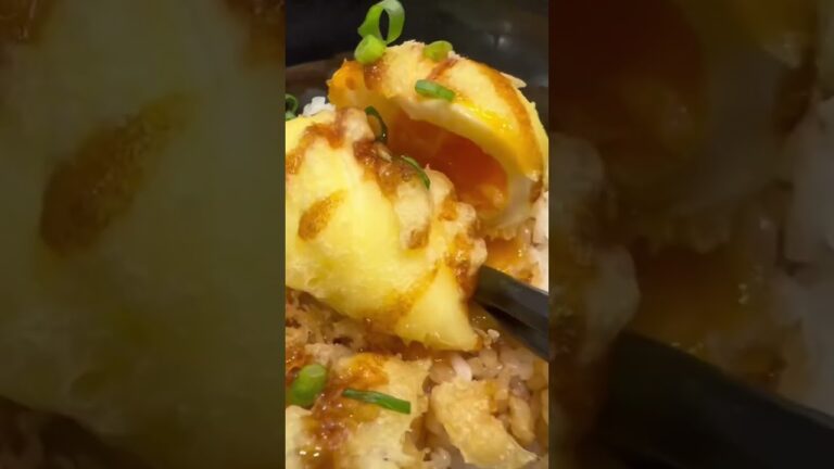 『フードコートの最強天丼🥚』やばっ！