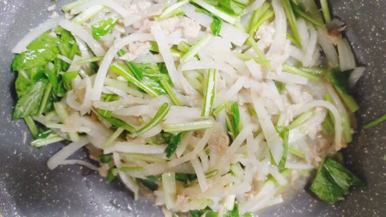 【学校給食】ツナと大根のサラダ