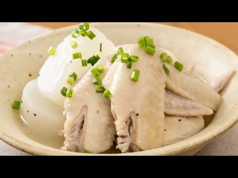 鶏手羽先と大根のがらスープ煮