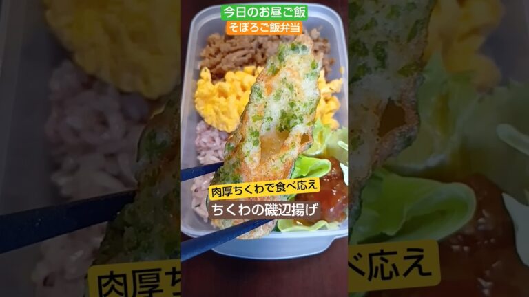 そぼろご飯弁当【今日のお昼ご飯】簡単で美味しいそぼろご飯2025/6/19