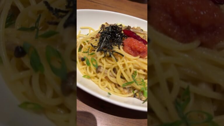 #カロリー提供#ジョリーパスタ#あさりと明太子のペペロンチーノ#パスタ#沖縄#shorts