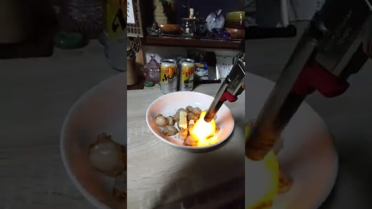 バーナー料理堀英ベビーホタテバター焼き