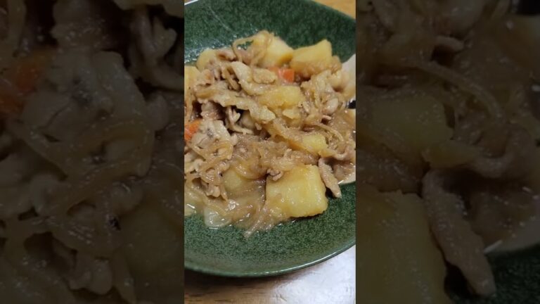#おうちごはん🏠🍚    【肉じゃが】我が家は豚肉派😋