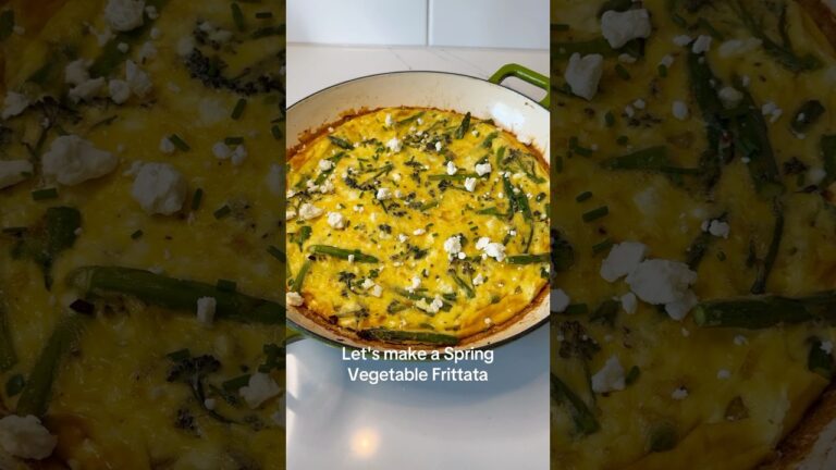 Spring Vegetable Frittata #cookingshow #recipe #fyp #cook #cooking #cookingvideo #food #recipes