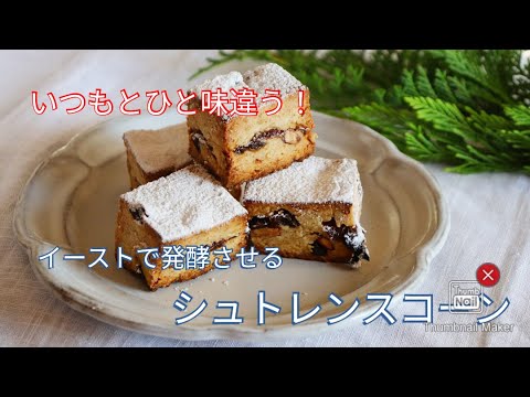 いつもと一味違う！冷蔵庫で発酵させる、ラム酒漬けフルーツたっぷりの「シュトレンスコーン」