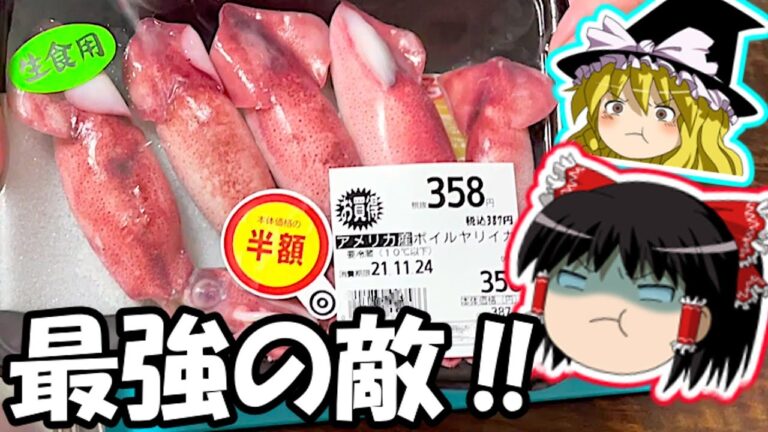 【ゆっくり料理】絶体絶命！霊夢と魔理沙がイカを揚げるぜ！スウィー君からのミッションはハードルの高い揚げ物だった！ゆっくり揚げ物