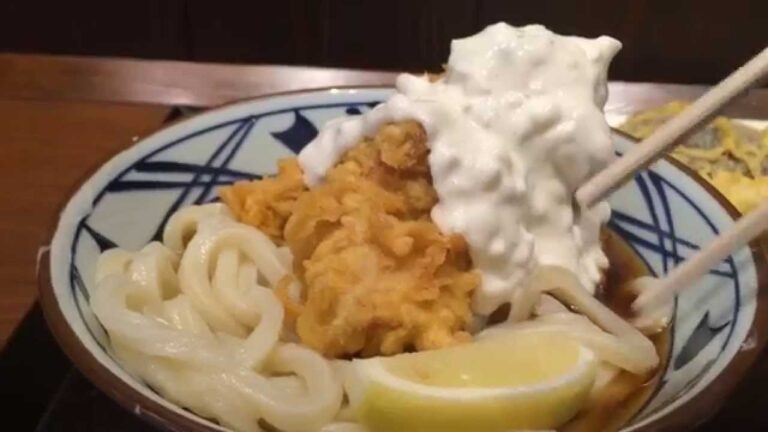 丸亀製麺でタル鶏天ぶっかけを食べてきました