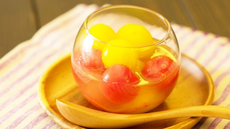 カラフルプチトマトのだし煮