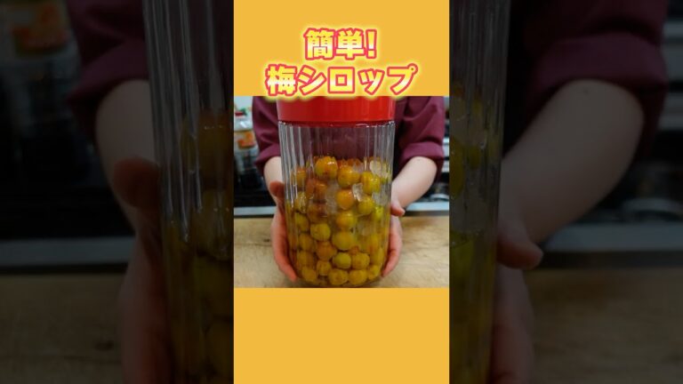 【梅シロップの作り方】初心者でも簡単！小梅シロップの基本レシピ