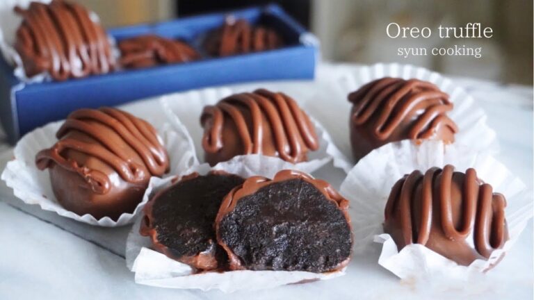 [材料3つ・大量生産] 冷やすだけ！濃厚オレオトリュフ作り方 Oreo truffle 오레오 트뤼플