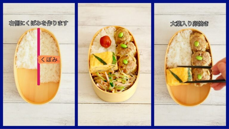 ✨オシャレ弁当🍱詰め方。わっぱ弁当22 〜シュウマイ編〜