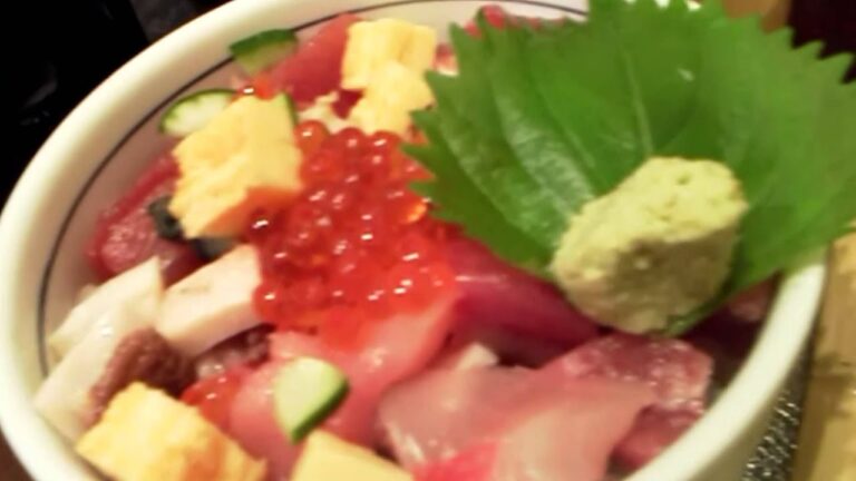 お魚の宝石箱や～！！って感じのちらし寿司