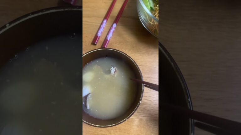 アサリの味噌汁　＃味噌汁 #料理  #あさり