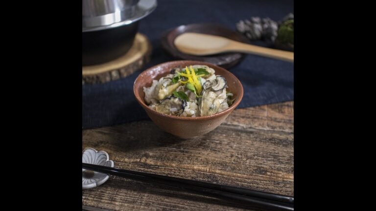 旬の食材を贅沢に！牡蠣炊き込みごはん ｜和食のレシピ集