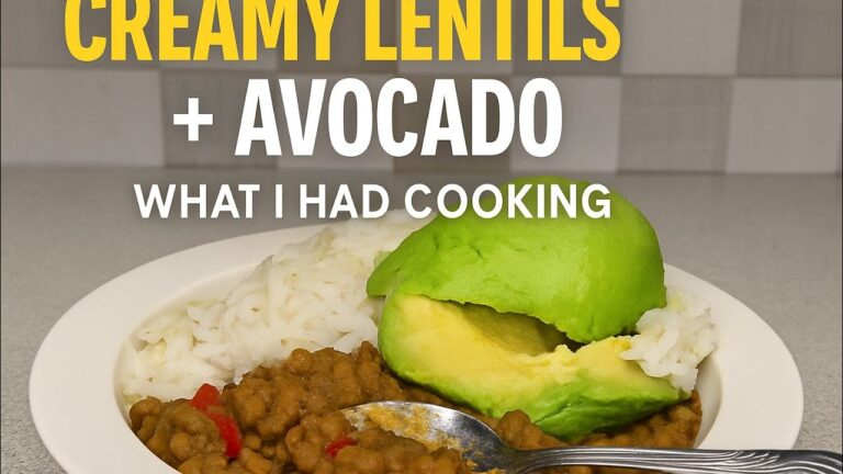 クリーミーなレンズ豆のシチューのレシピ｜自家製クッキングクリームを使った簡単ヘルシーディナー｜TupikeAfrikan