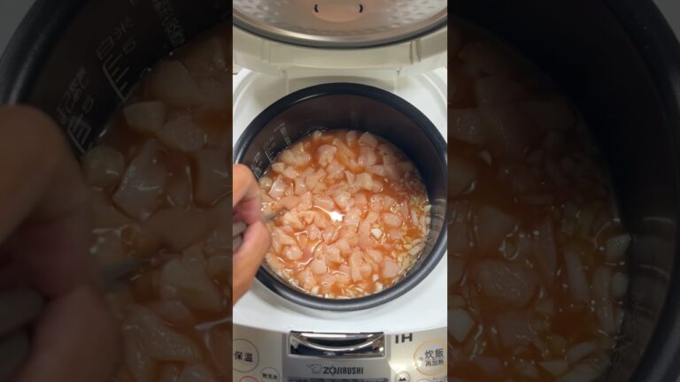 【炊飯器】鶏むね肉で作るケチャップライス！#shorts #ダイエットレシピ #ダイエット