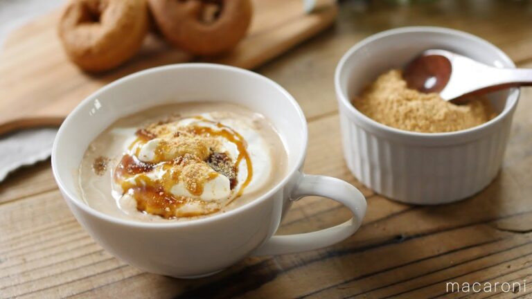 福豆をおしゃれにアレンジ♪自家製きなこと 黒蜜きなこ チャイ の レシピ 作り方