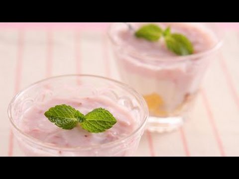 いちご＆ミルクのプリンパフェ