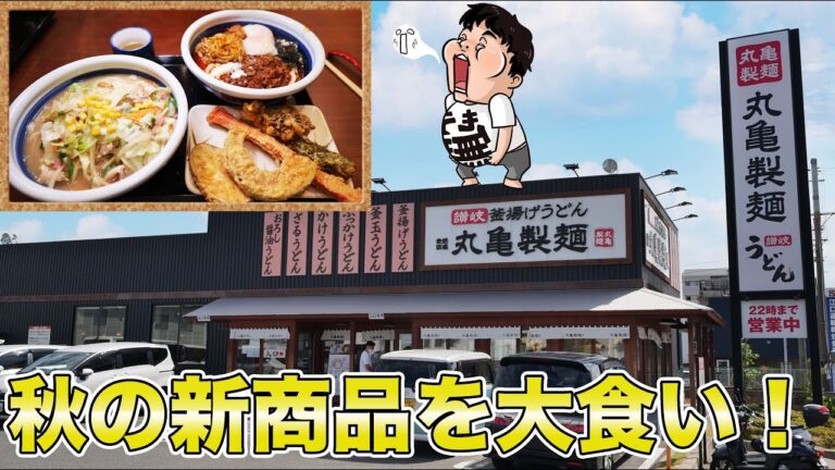 【丸亀製麺】期間限定メニューちゃんぽんうどんと坦々うどんを爆食！