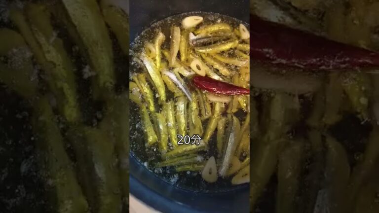 【釣って食べる】カタクチイワシでオイルサーディン かんたん常備菜 オリーブオイルで煮るだけ#Shorts