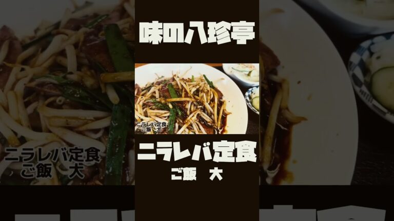 絶品！ 味の八珍亭 ニラレバ定食を食べてみた！#ASMR #おぢさん #ニイガタ工務店 #ラーメン  #新潟 #新潟市 #西蒲区 #味の八珍亭 #八珍亭 #ニラレバ #ニラレバ定食 #定食