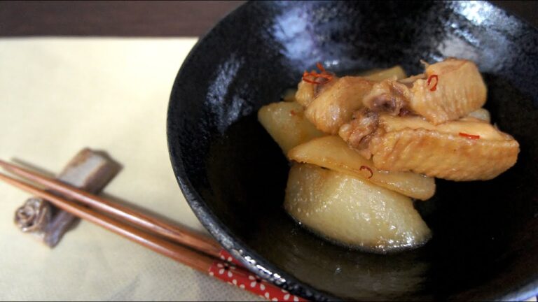 オリンピックの超簡単レシピ　手羽と大根の煮ものの作り方