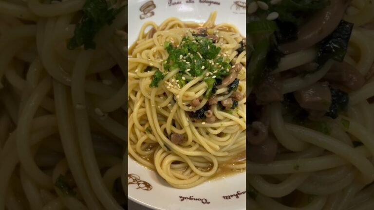 【ずぼら飯】パスタのスーパースターが送る簡単レシピ「ごま油香る海苔パスタ」