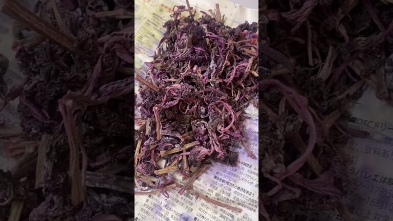 赤紫蘇ジュースと簡単ゆかり作り