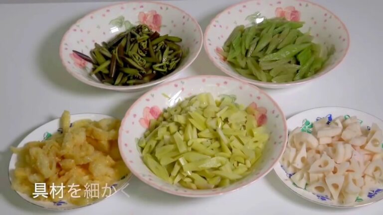 【山菜料理】山菜五目ちらし寿司を作ります！
