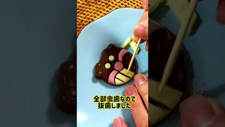 【バイキンマン】チョコ！型抜き#shorts