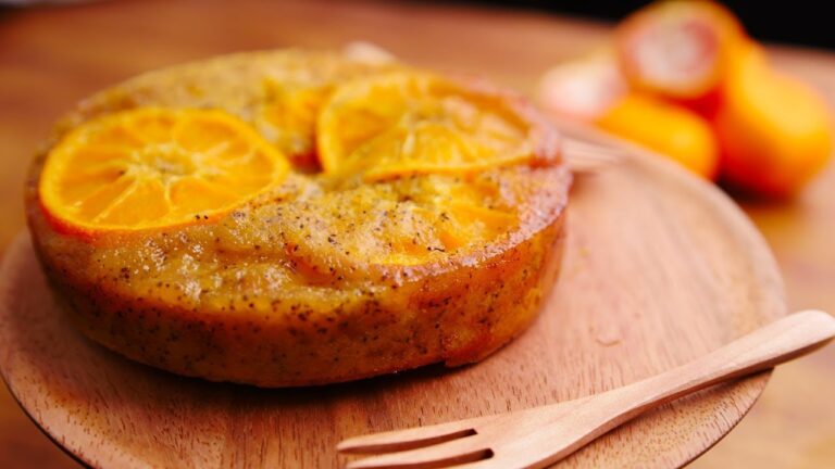 Orange and Tea Tart ~ タルト・タタン風『みかんと紅茶のケーキ』【料理レシピはParty Kitchen🎉】