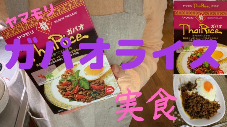 【ヤマモリ】本格タイ料理「ガパオライス」の美味しい食べ方♡レトルトのレビュー