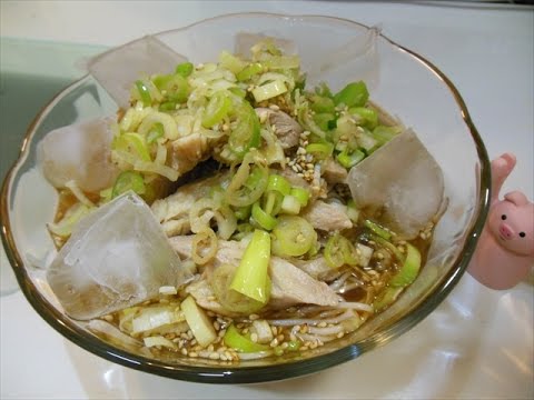 【夏の決定版2】鶏ネギ塩そうめん【そうめんはいいね】