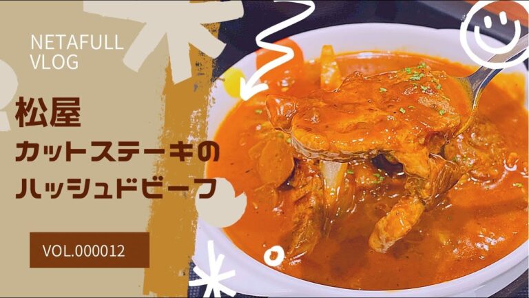 ごろごろした肉が好き、ハッシュドビーフが好き、だったら松屋のこれだぁぁぁ【012】