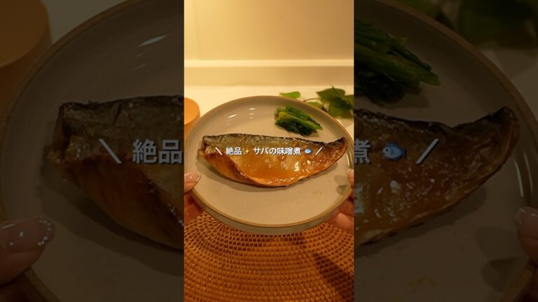 ＼絶品！サバの味噌煮🐟／